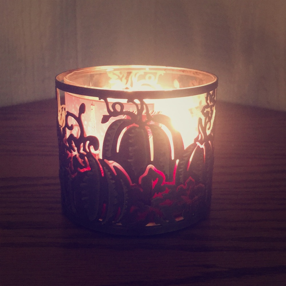 Bath and Body Works Fall Candle Holder